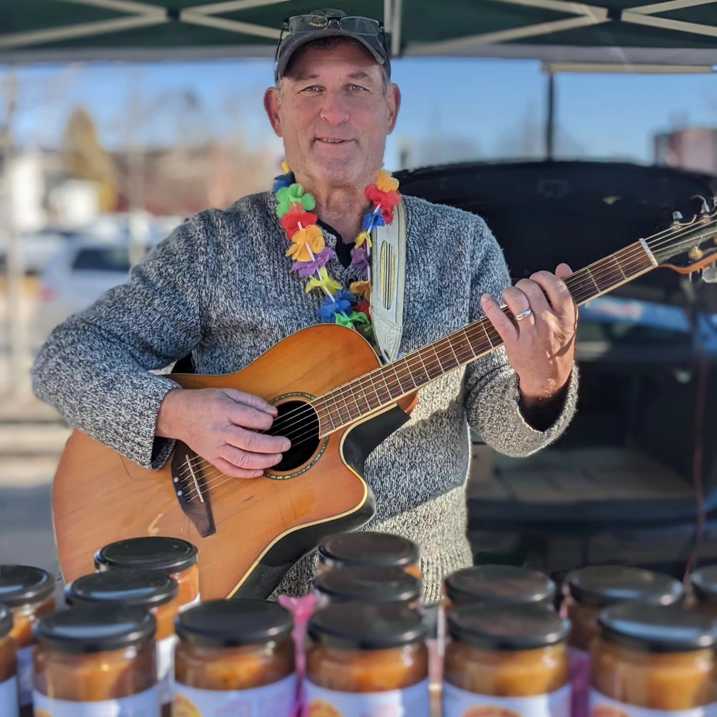 SoulsaTime's Larry Jerome at Cobourg Farmers Market